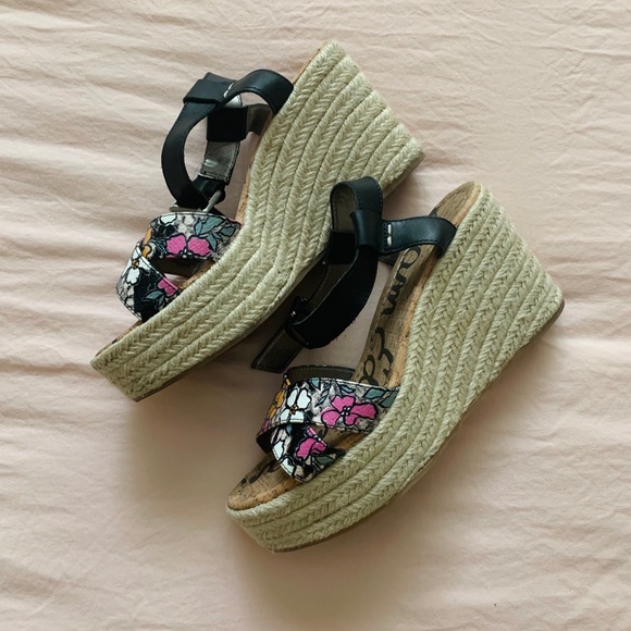 Sam Edelman Shoes - Sam Edelman Floral Espadrille Sandal